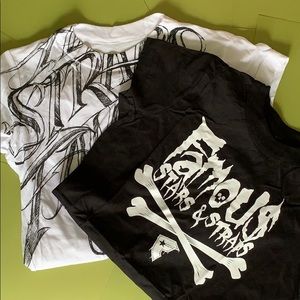 Famous Stars&Straps New. lot of 2 Small Girls